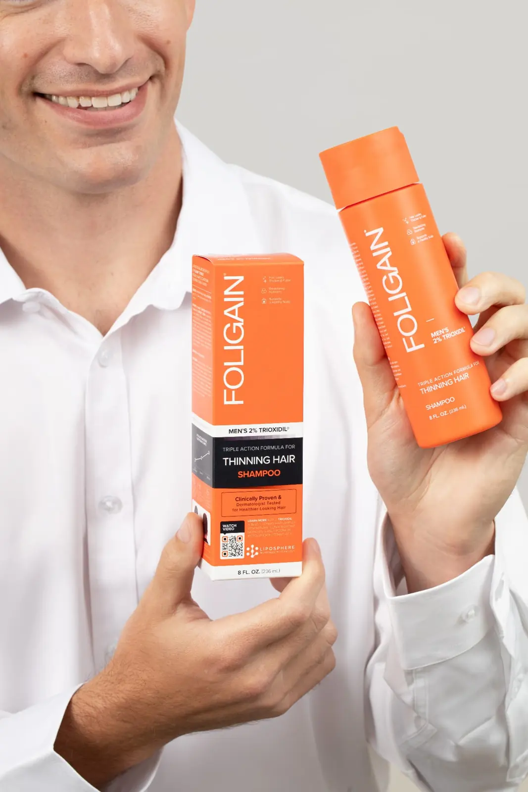 FOLIGAIN® TRIOXIDIL® shampoo for men
